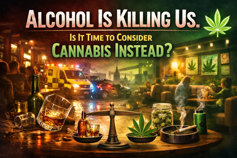 cannabis vs alcohol in northern ireland