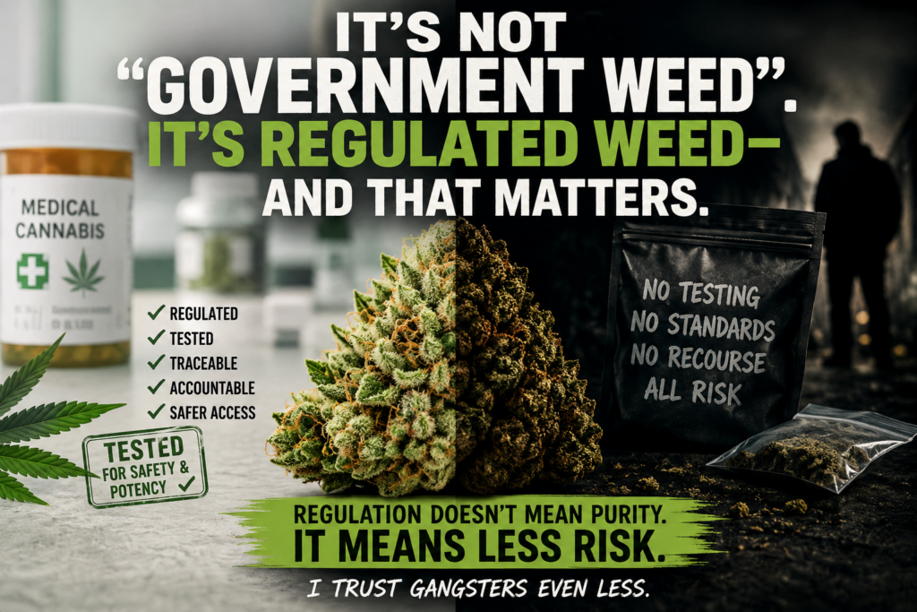 Regulated medical cannabis flower in Northern Ireland