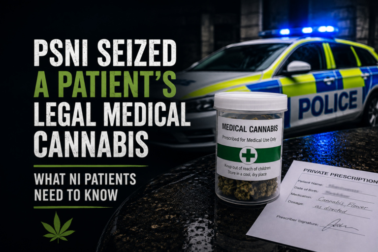 PSNI medical cannabis seizure in Northern Ireland